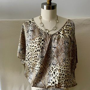 Beyond Vintage Printed Blouse